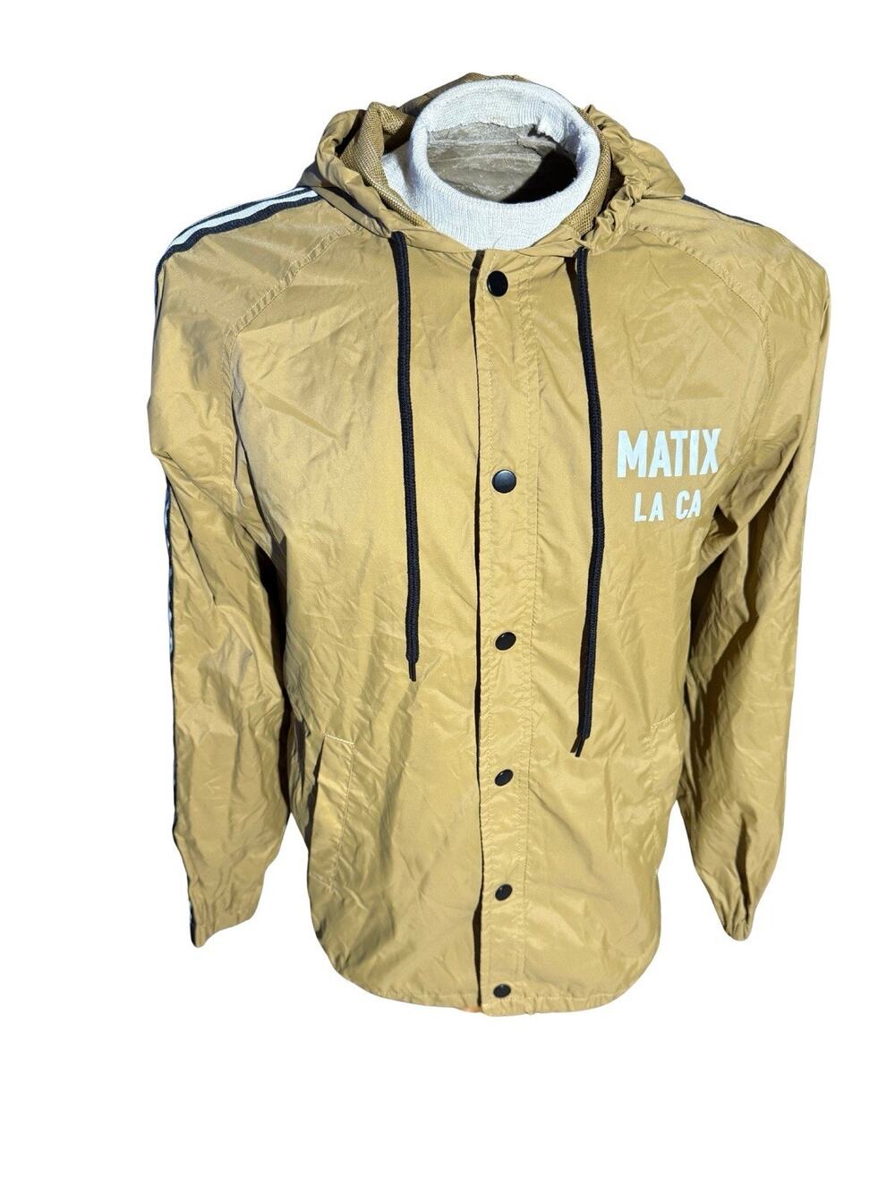 Matix Compton Surf Club Jacket Women’s Small Hooded Windbreaker LA Streetwear
